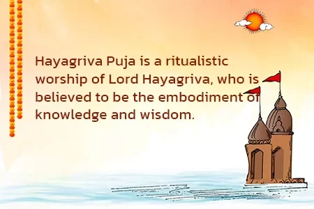 Hayagriva Puja